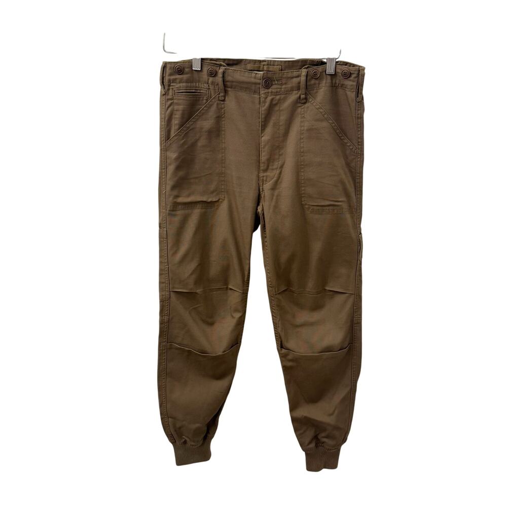 Vince Womens Cargo Jogger Pants Size 4 Green/Brown Military Slouchy Utility